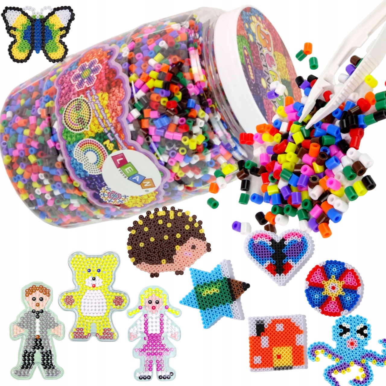 

Koraliki do prasowania zestaw 9000szt szablony