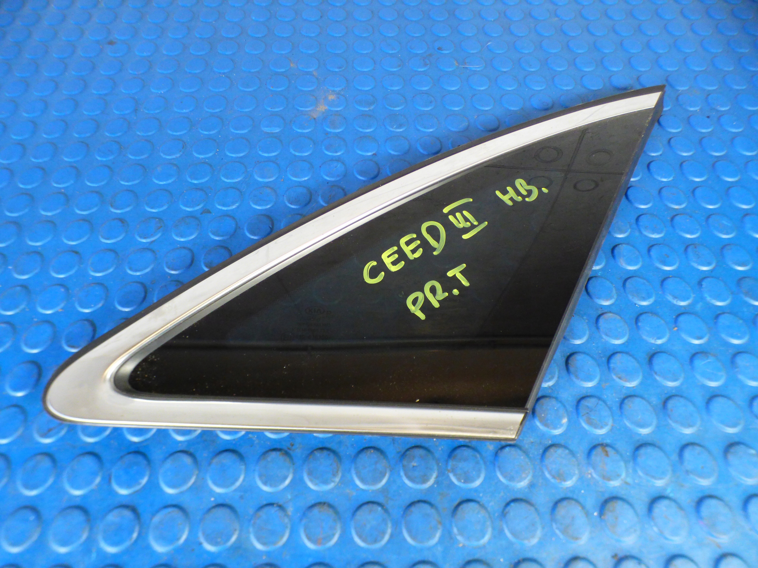 window bodywork right rear part AS3 87820-J7100 stBDB KIA CEED III HB