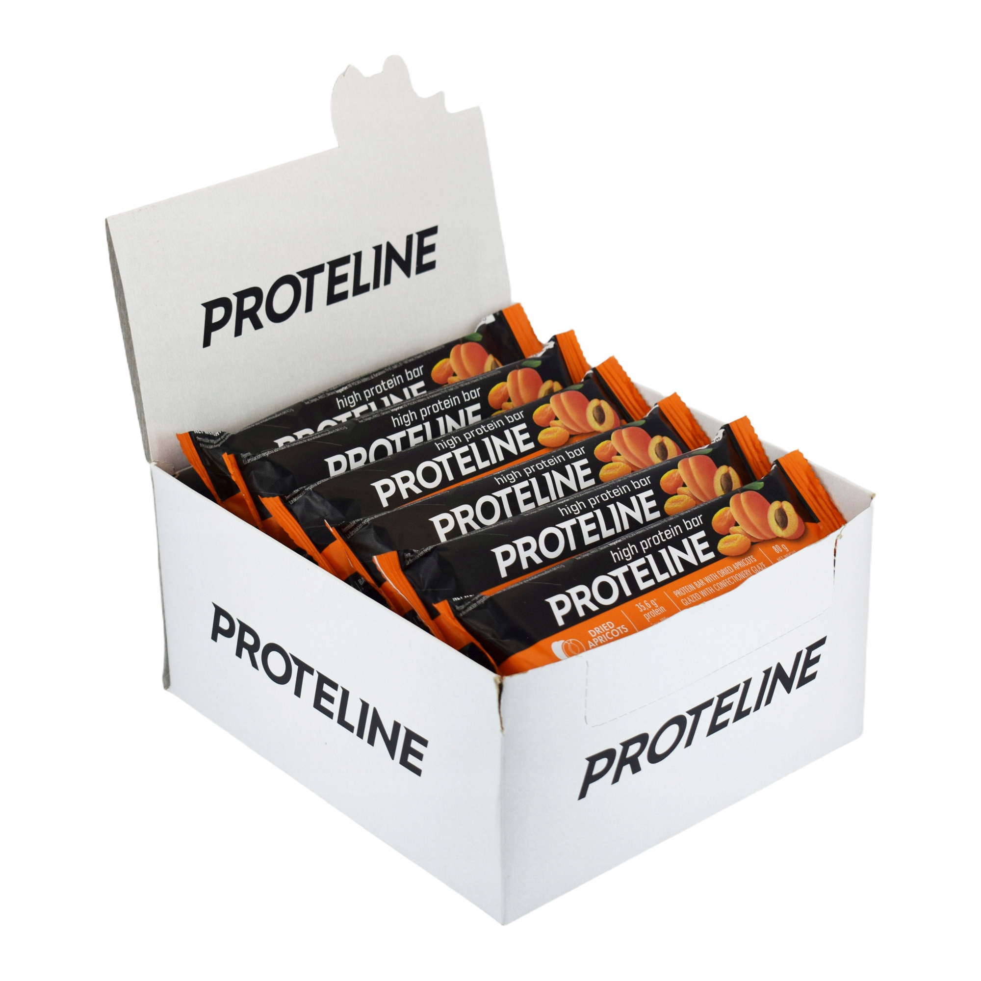Lahodná Proteinová Tyčinka 80 g|36% Bílkovin |fit| Proteline Meruňka