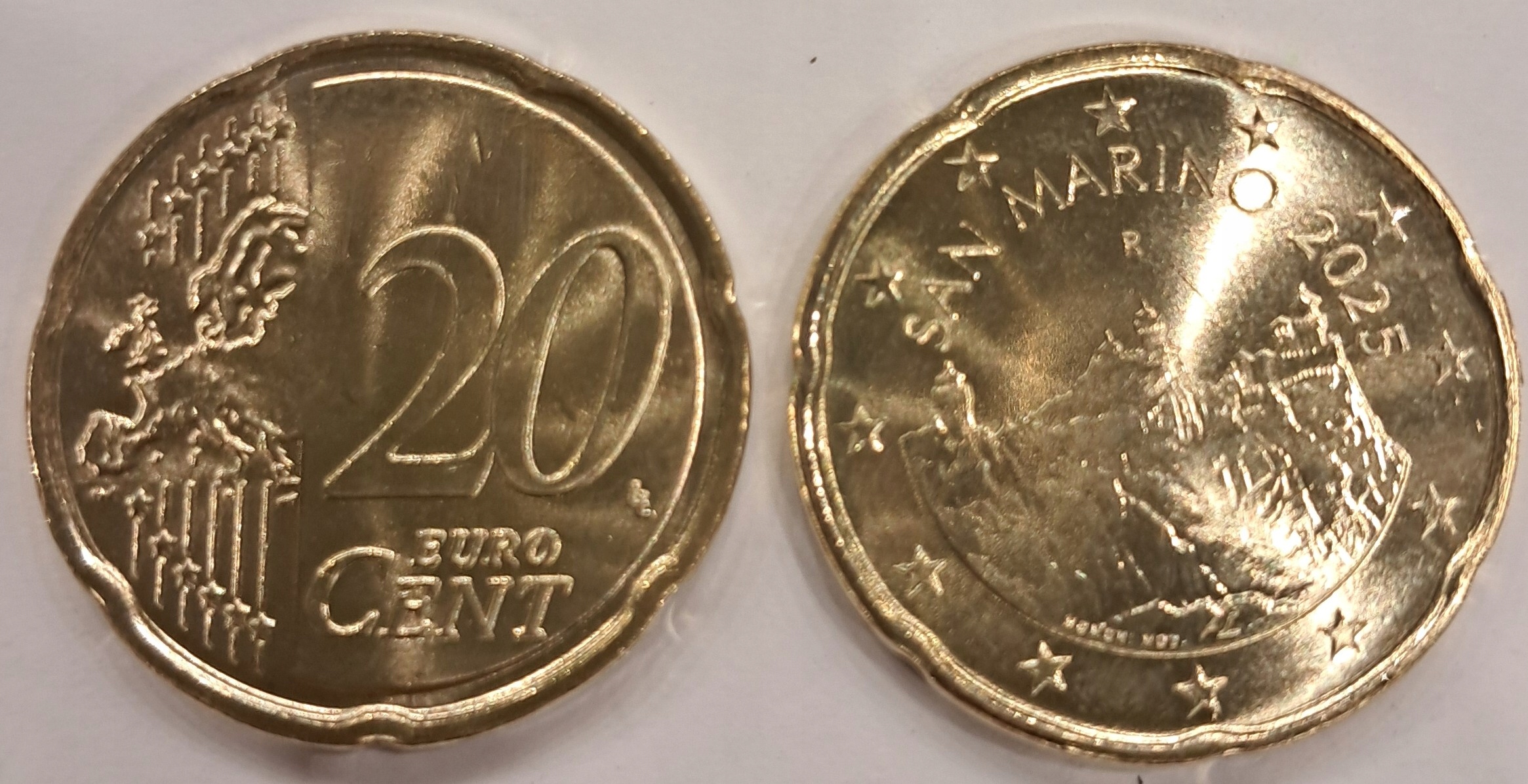 SAN MARINO 20 centów 2025