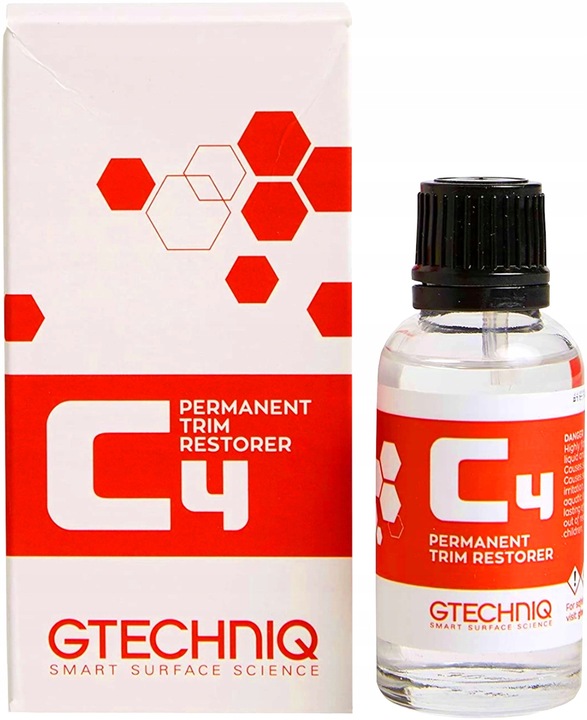 GTECHNIQ C4 Permanent Trim Powłoka Do Tworzyw 30ml