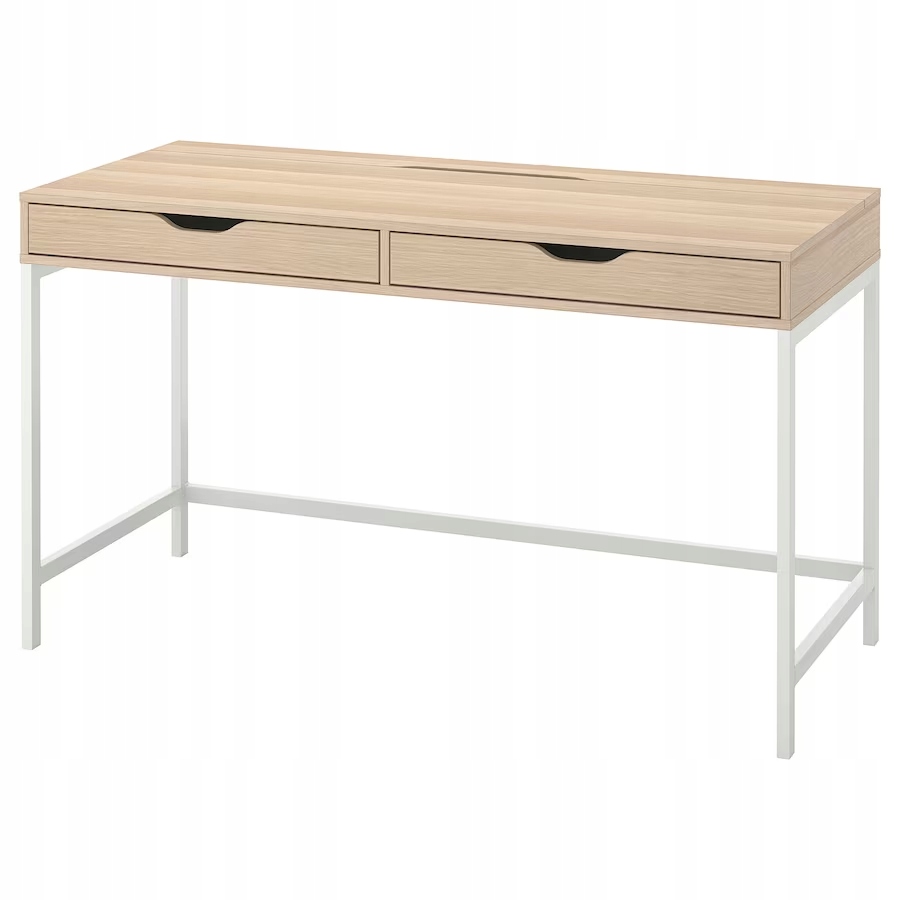 Ikea Alex Psací stůl bílá barva/imit. dub 132x58 cm