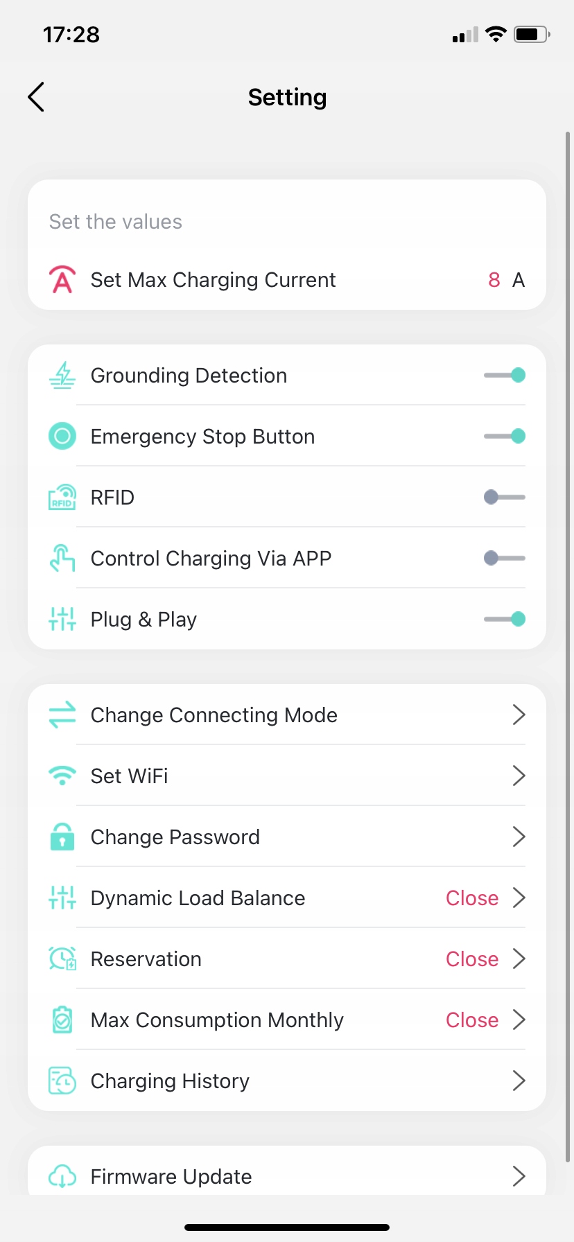 Ładowarka, Wallbox Z-box 22kW + karty Rfid + app Rodzaj złącza Typ 2