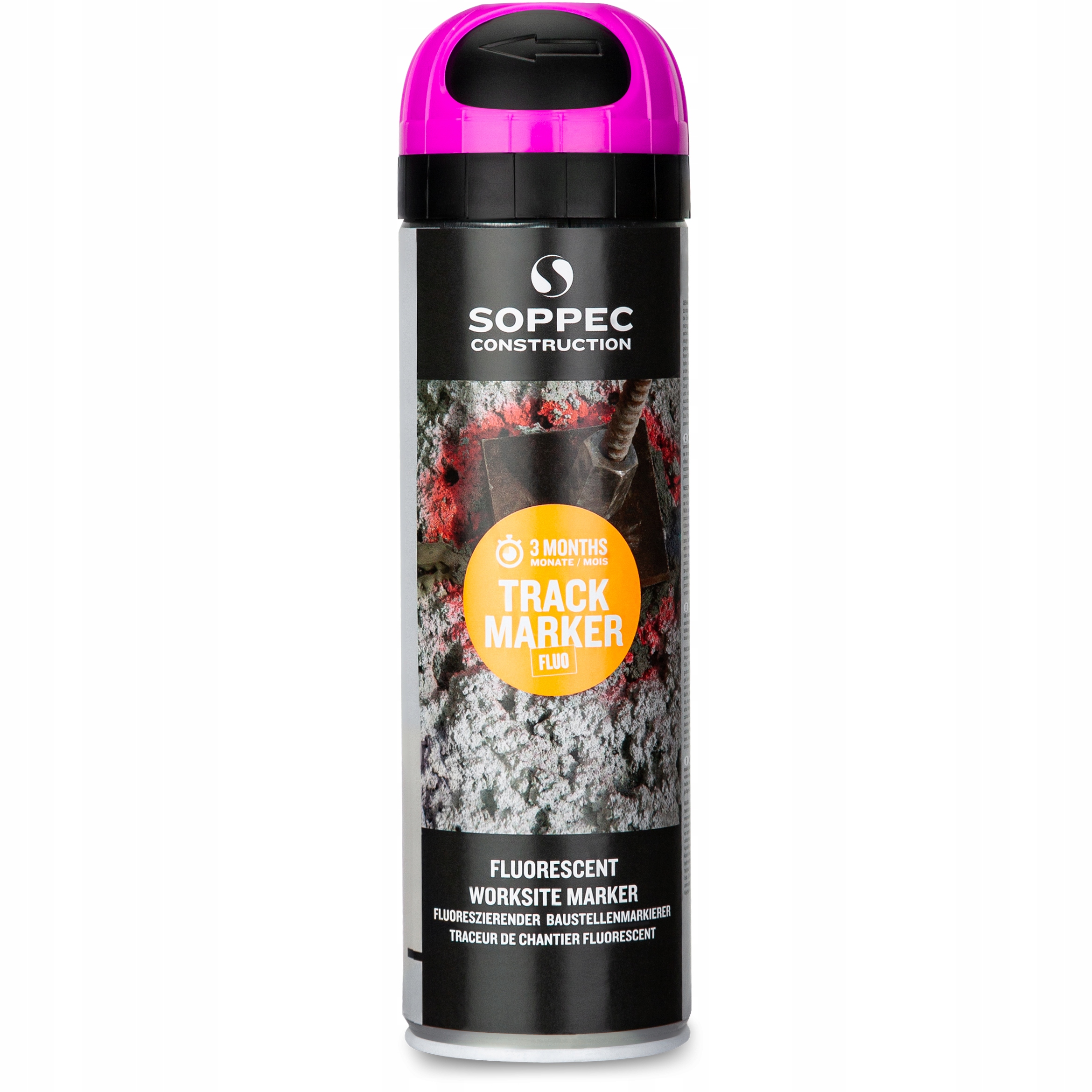 

Soppec Track Marker Farba Geodezyjna Spray Różowa