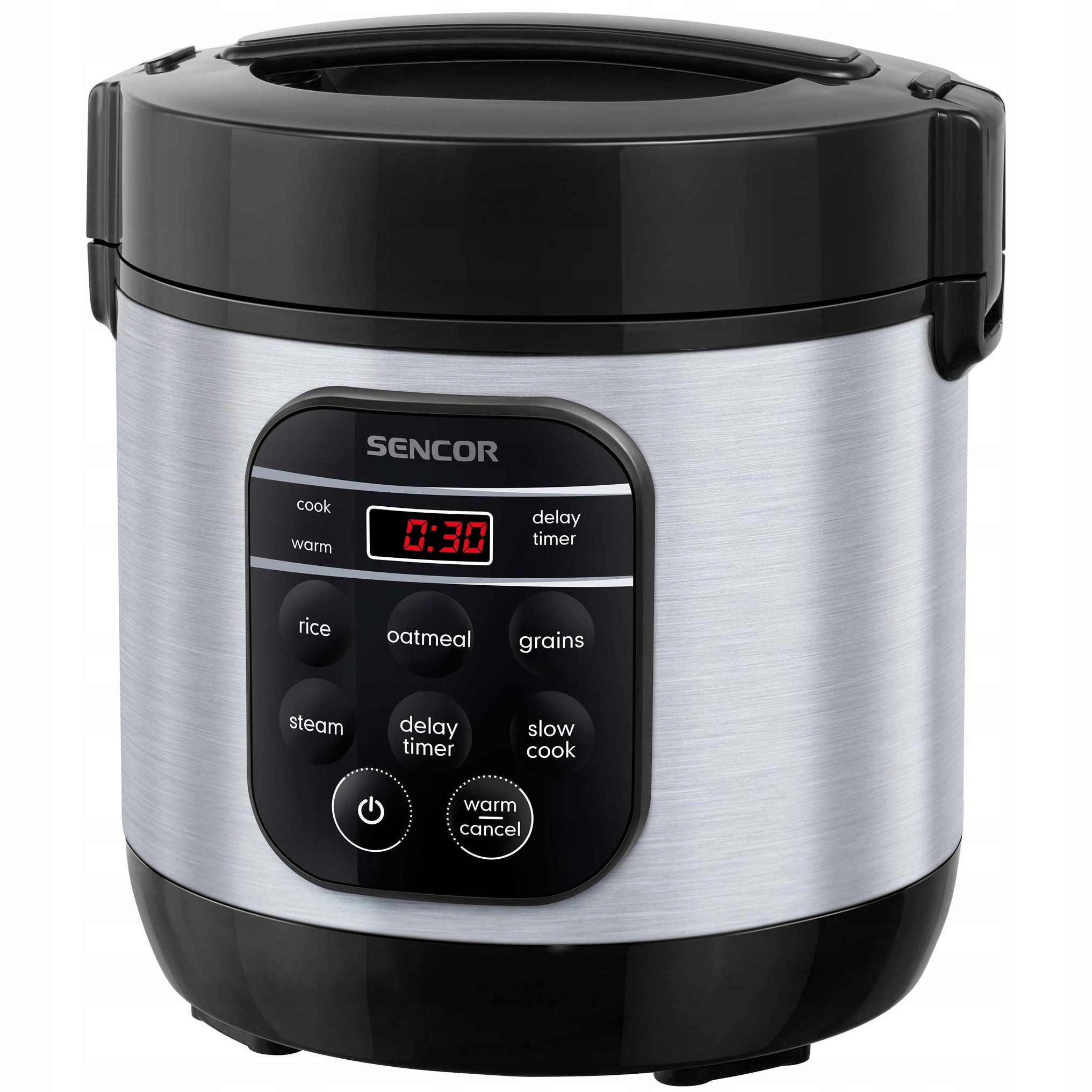 MOCNY Ryżowar Sencor SRM 0650SS 0,6 l 350 W srebrny