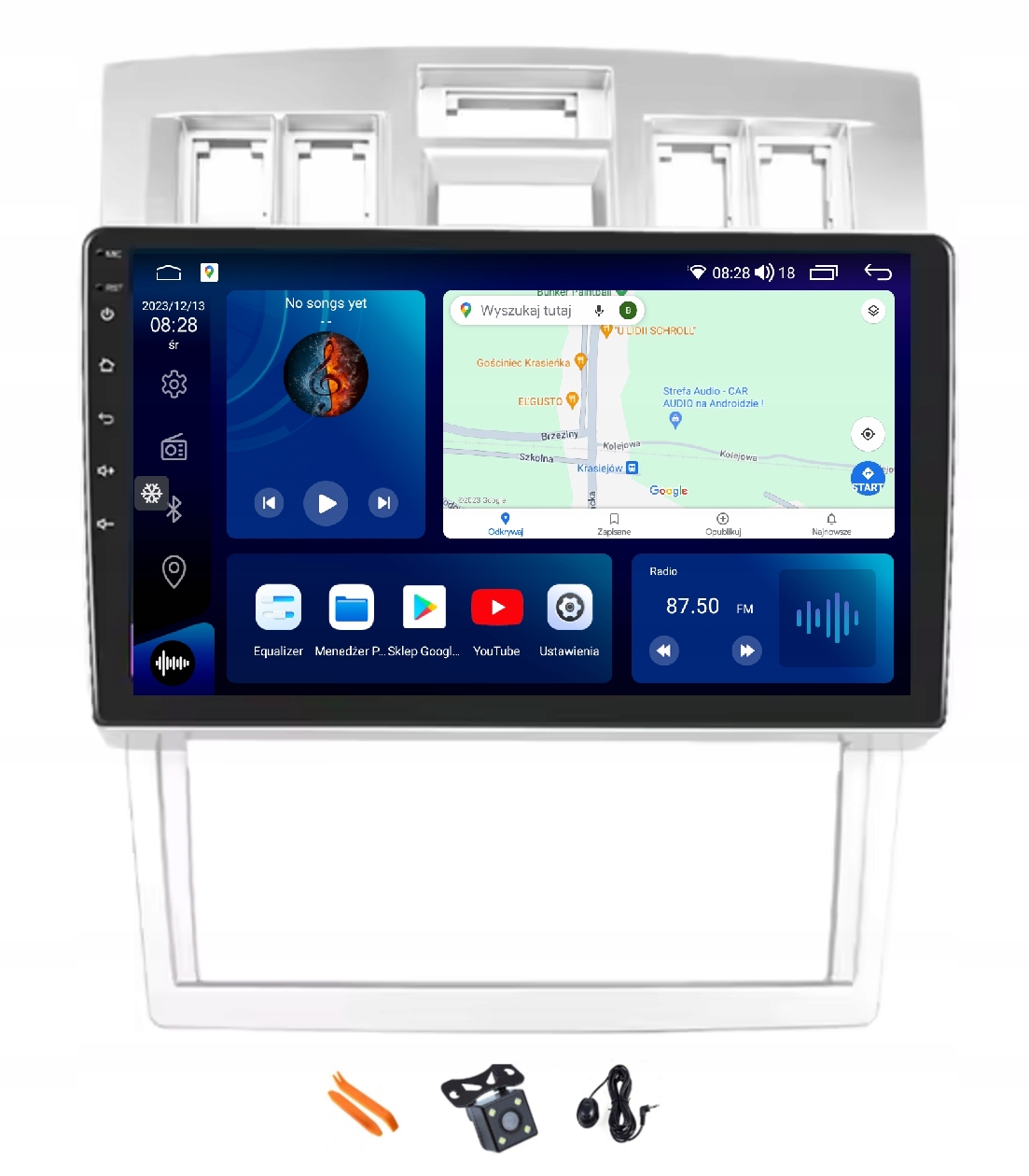 Rádio Android Navigácia Qled Carplay 128GB Lte Gps Dsp Hyundai Kupé 04-06
