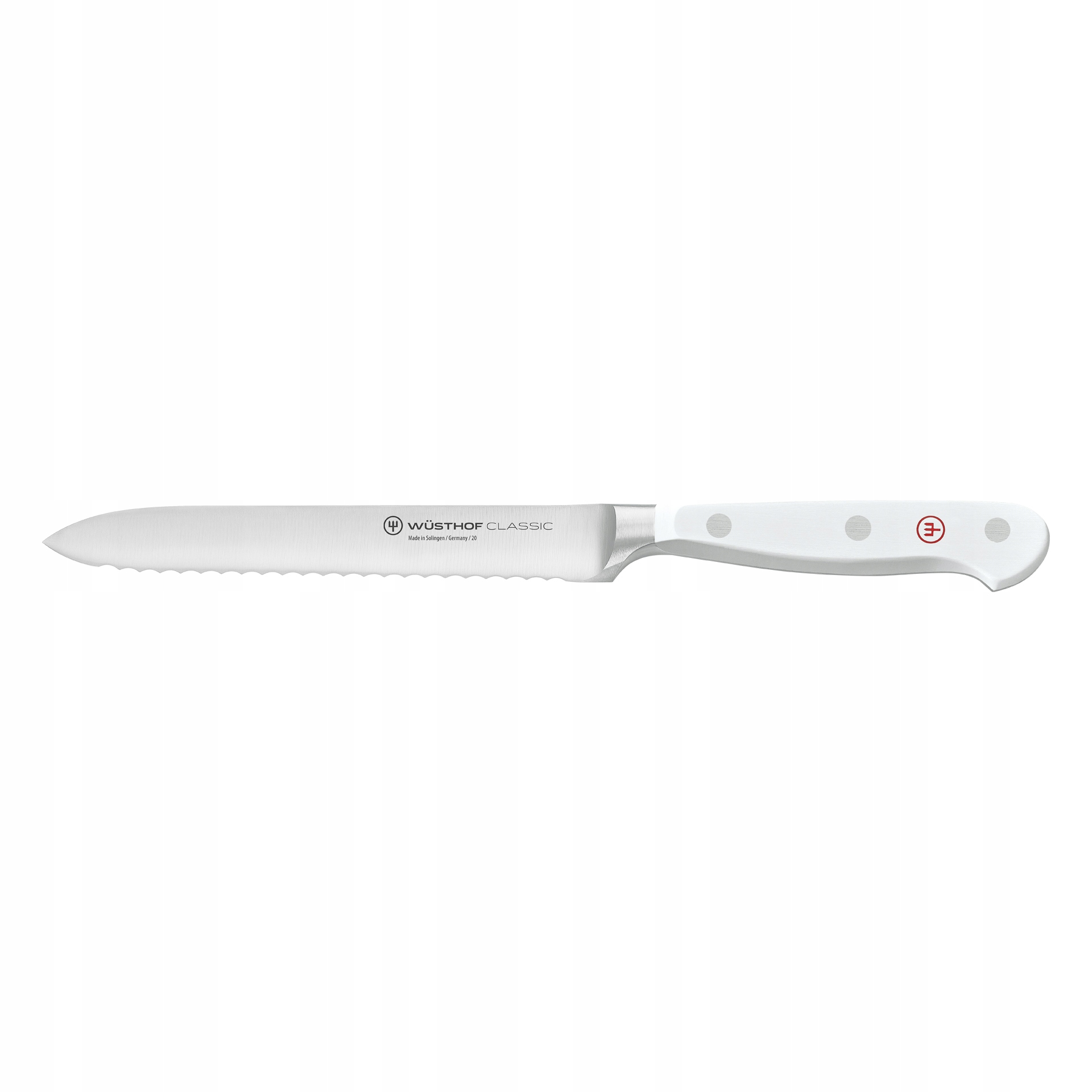 Wusthof Classic White Nôž na klobásu 14 cm Biely