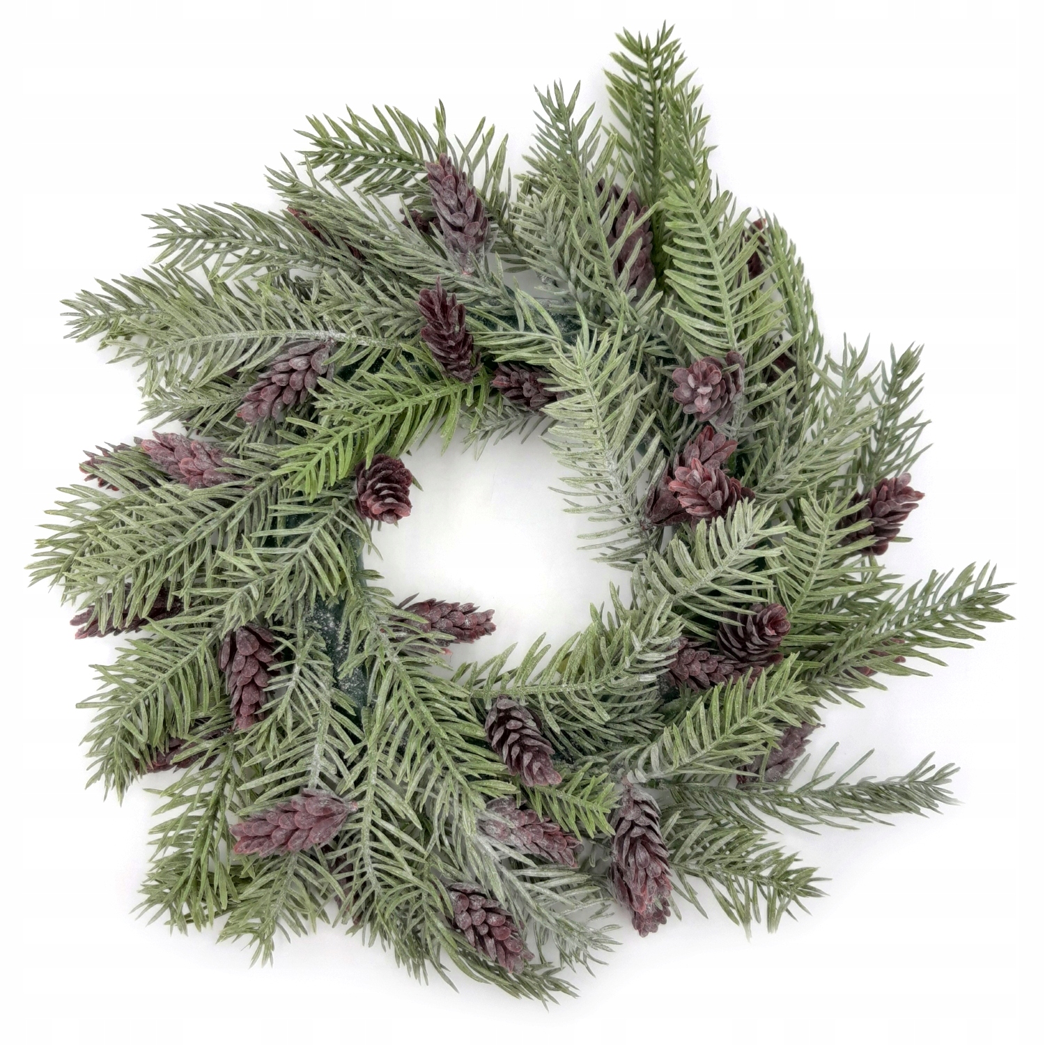 STROIK ŚWIĄTECZNY WIENIEC Z SZYSZKAMI 35 cm