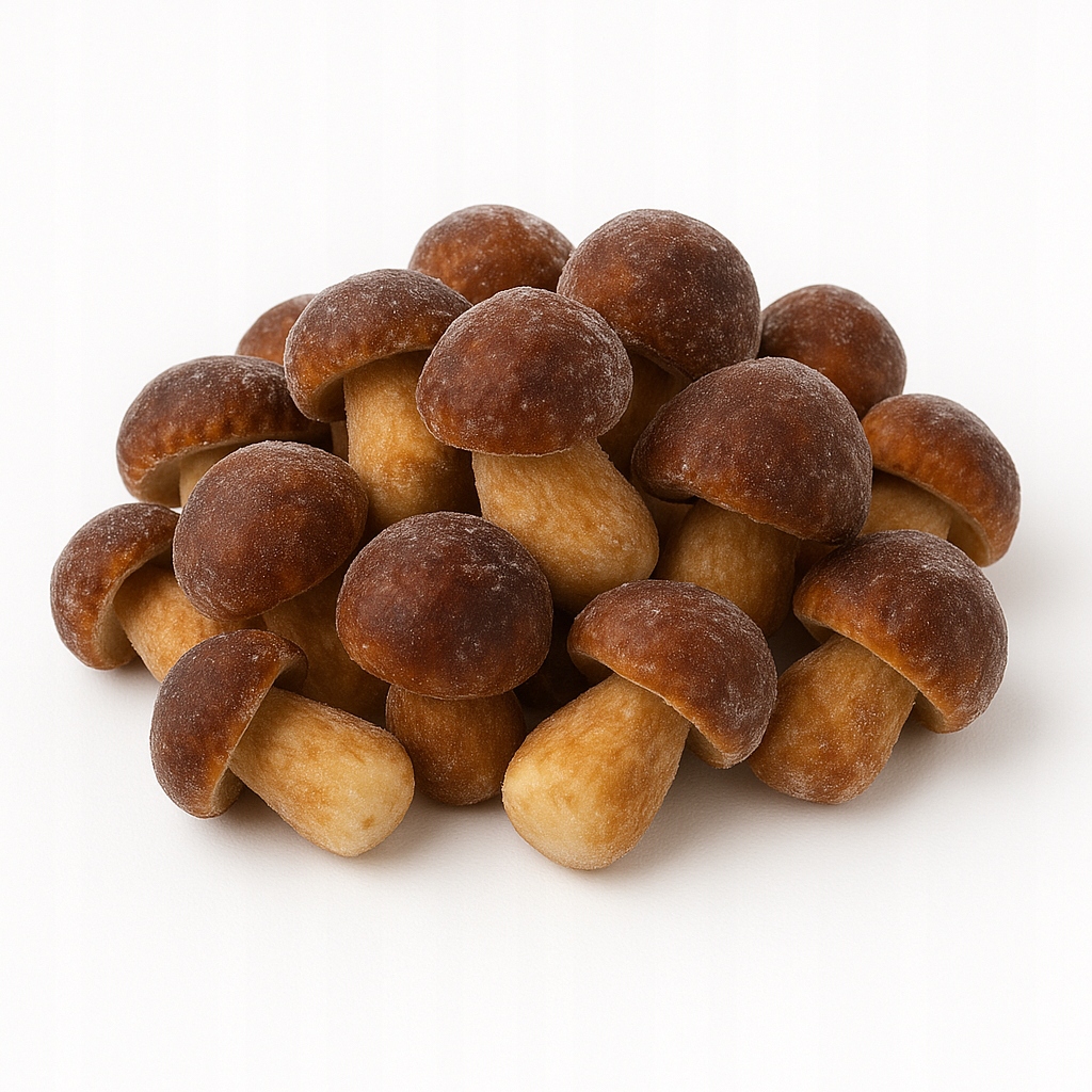 Podgrzybek mrożony mały całe grzyby oczyszczone aromatyczne 2kg suchy lód