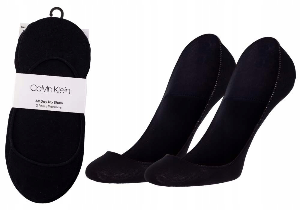 

Calvin Klein Skarpetki Stopki 2 Pak Czarny R:35-38