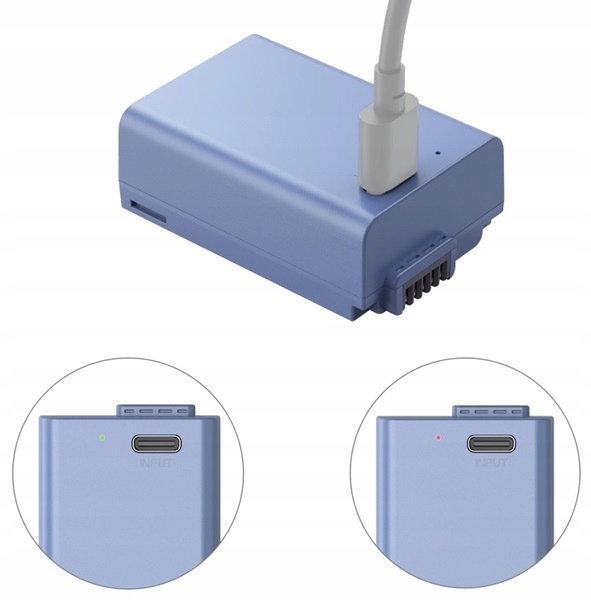 SmallRig 4333 EN-EL25 Usb-c Modrá akumulátor s nabíjením přes Usb-c