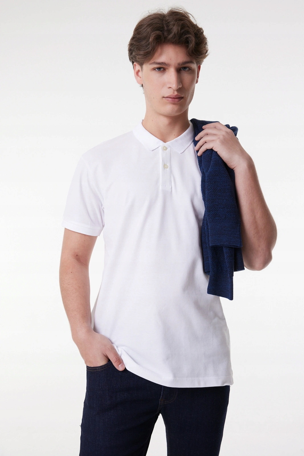 Pánské tričko Lee Jersey Polo Off White 112388461 XL