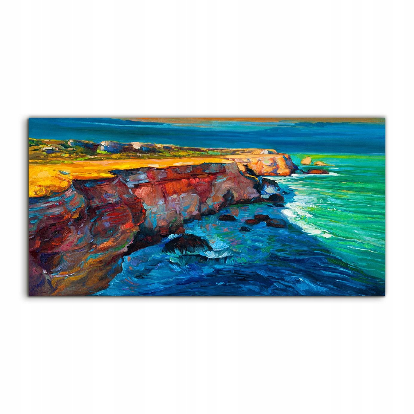 

Obraz akryl 120x60 z grafiką Abstrakcja Klif Ocean