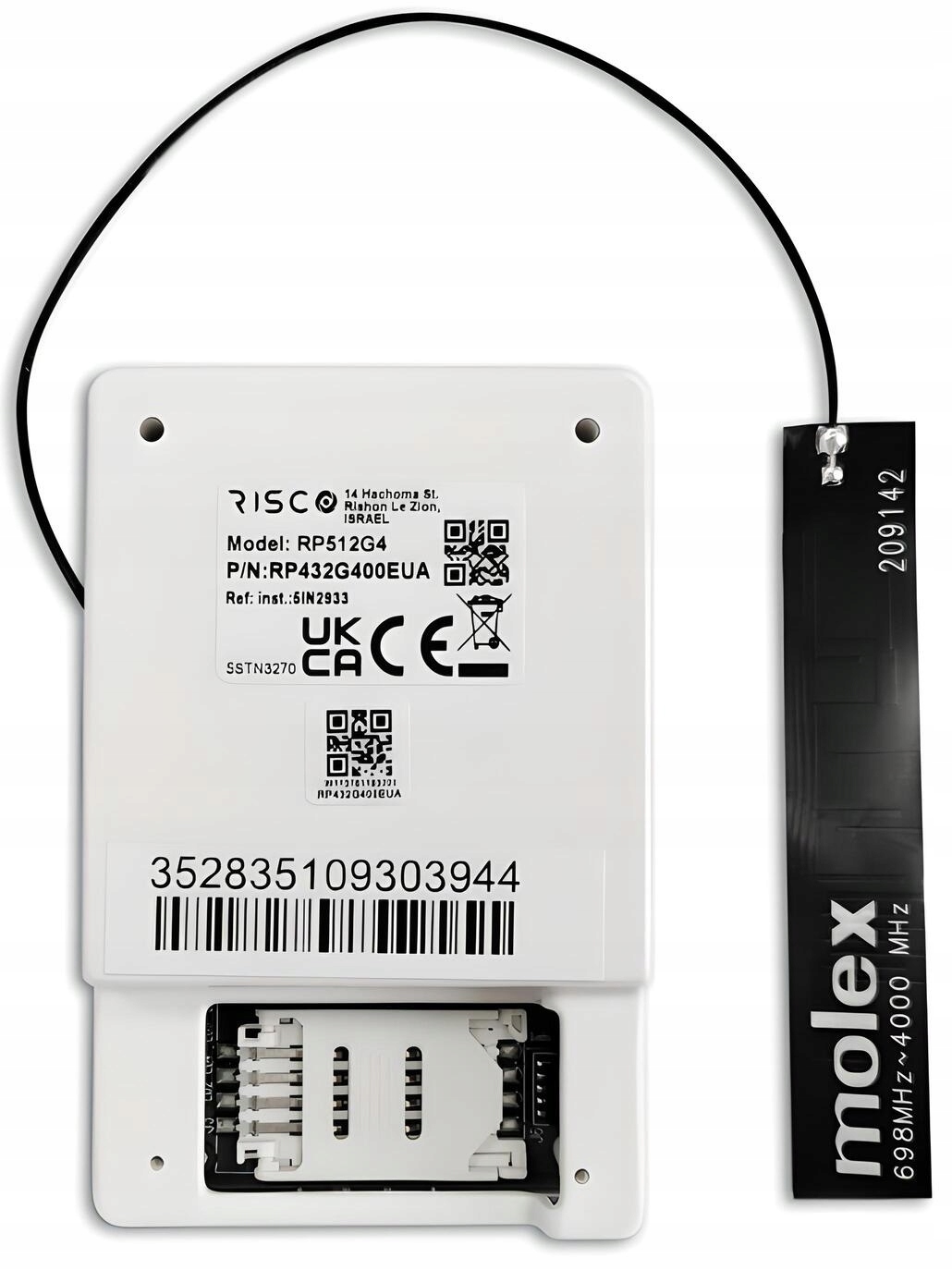 

RP432G4 Moduł Komunikacyjny Gsm 4G Risco Plus