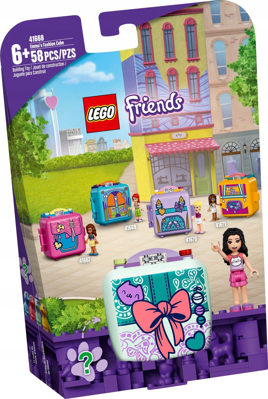 

Lego Friends 41668 Modowa kostka Emmy