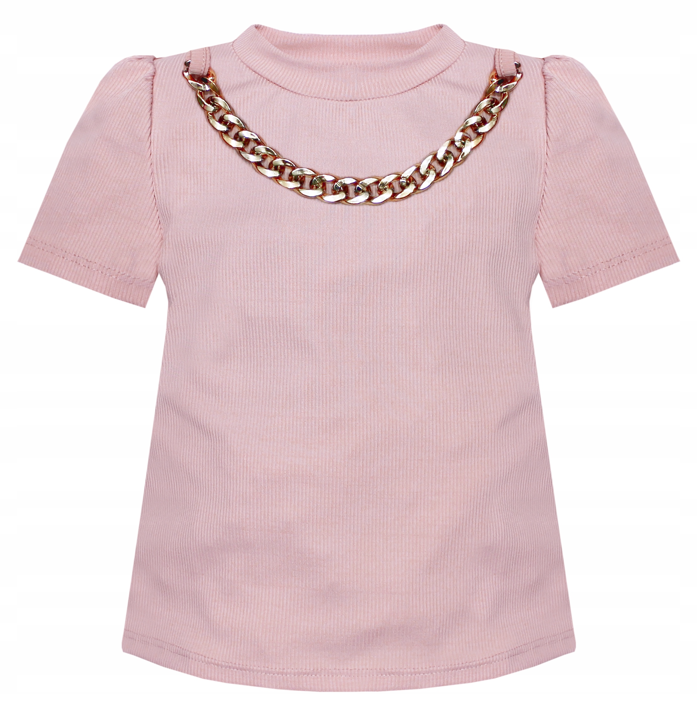 ELEGANCKI Zestaw na LATO Szorty i Bluzka Łańcuszek i Miś r 146 1070 Marka bez marki