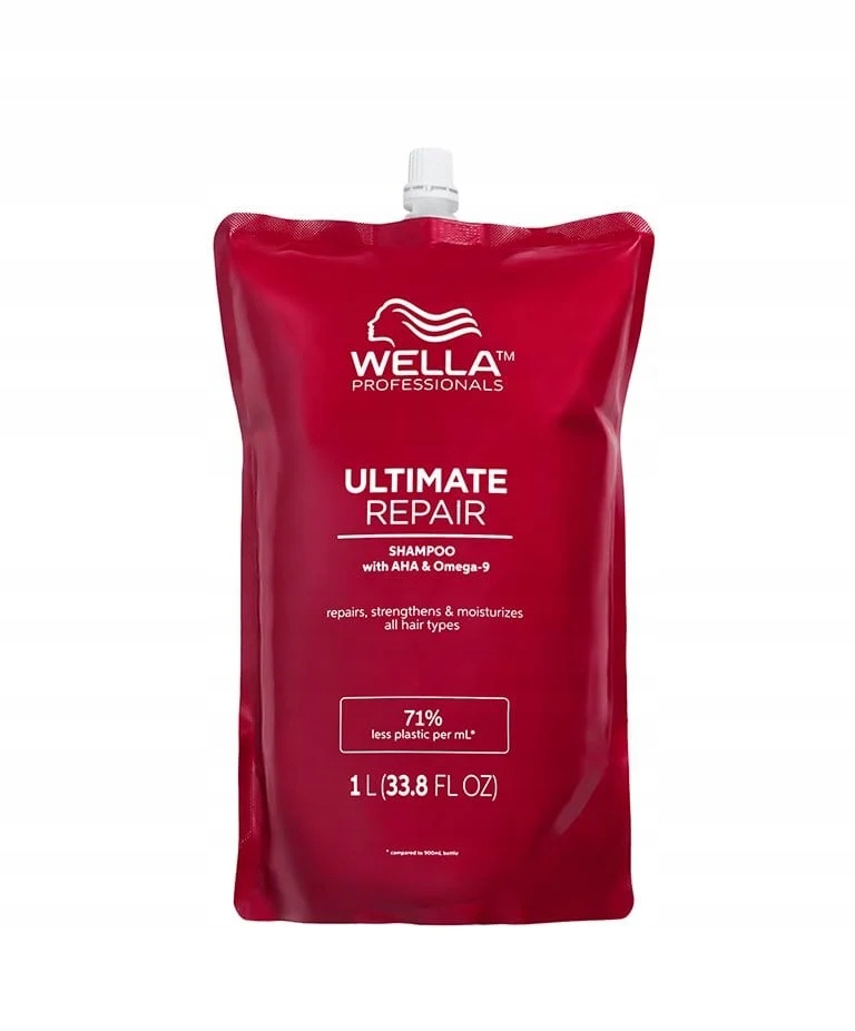 Wella Ultimate Repair Refill Regenerační Šampon na Vlasy, 1000 ml