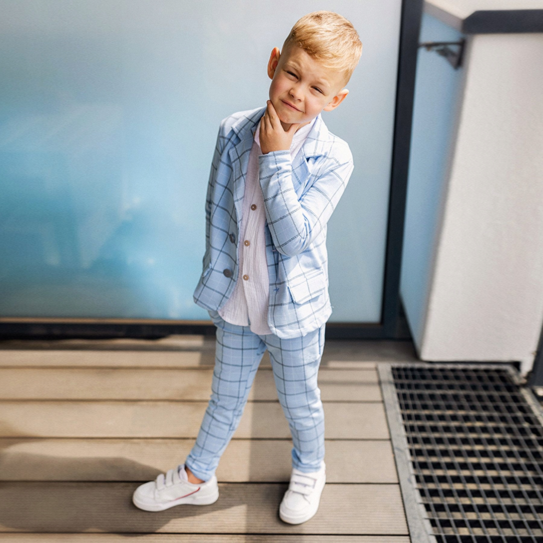 TuSzyte | Koszula muślinowa chłopięca R.116/122 Materiał dominujący bawełna