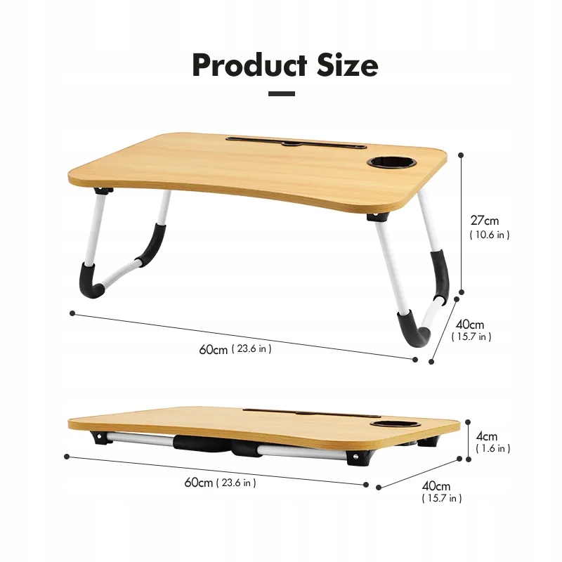SKŁADANY STOLIK POD LAPTOPA DO ŁÓŻKA EP-023 Marka inna