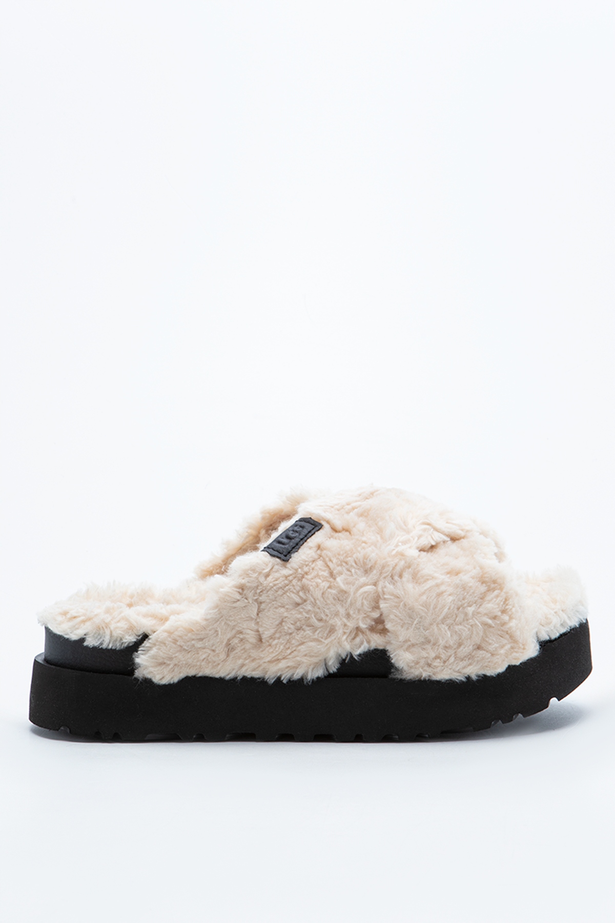 Dámské Pantofle Ugg Fuzz Sugar Cross Sl.natur/blk W 1135131-NBLC 36