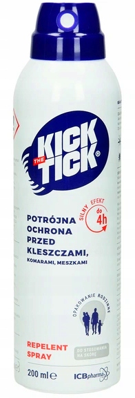 

Spray Środek Odstraszacz Na Kleszcze Komary 200ML