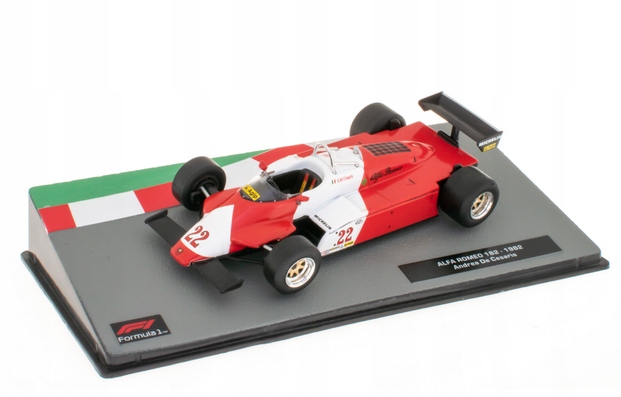 Alfa Romeo 182 Andrea de Cesaris 1982 1:43 Altaya