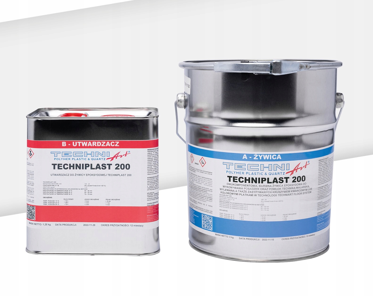 

Techniplast 200 12,5 kg barwiona żywica epoksydowa