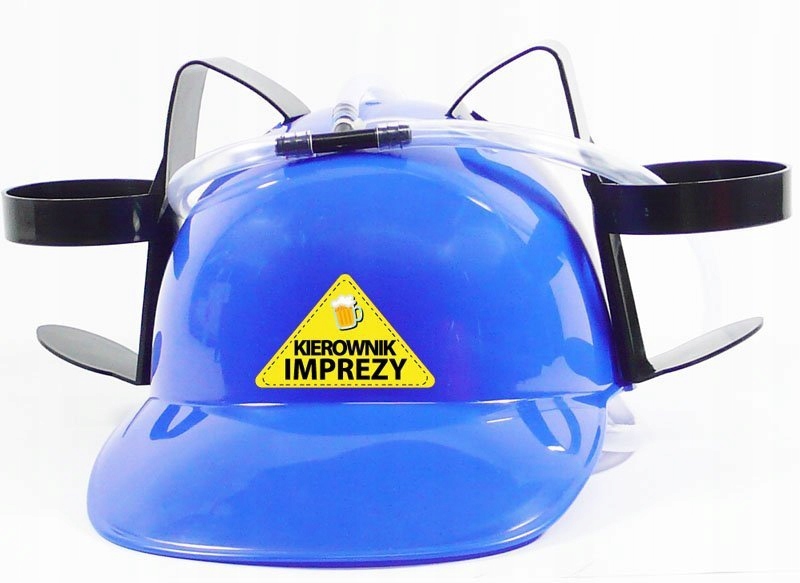 

Kask Niebieski na Piwo piwny naklejka