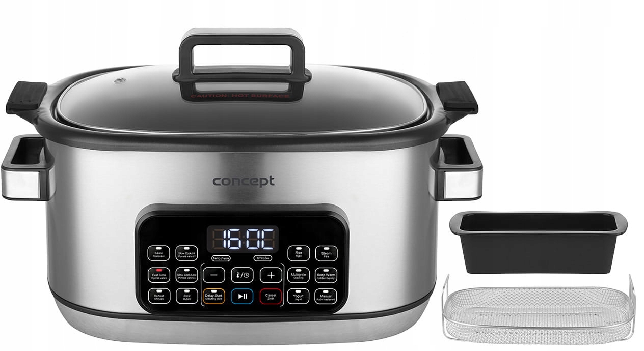 Multicooker, pomalý hrniec Concept CK9000 || 6L || 10 programov