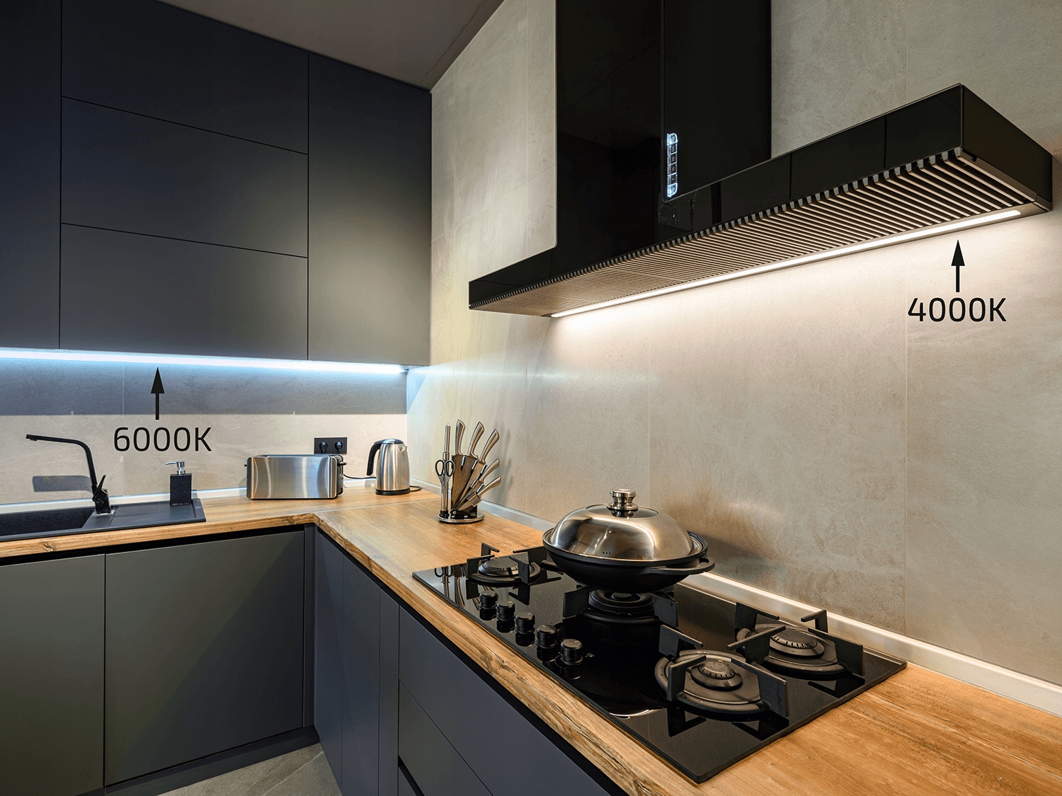 TAŚMA LED COB 12V 480LED 5M IP67 LINIA ŚWIATŁA NEON 6000K Klasa efektywności energetycznej E