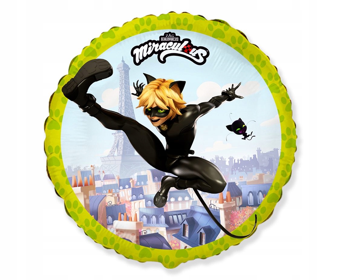 

Balon foliowy 18" Fx Miraculous Cat Noir pak
