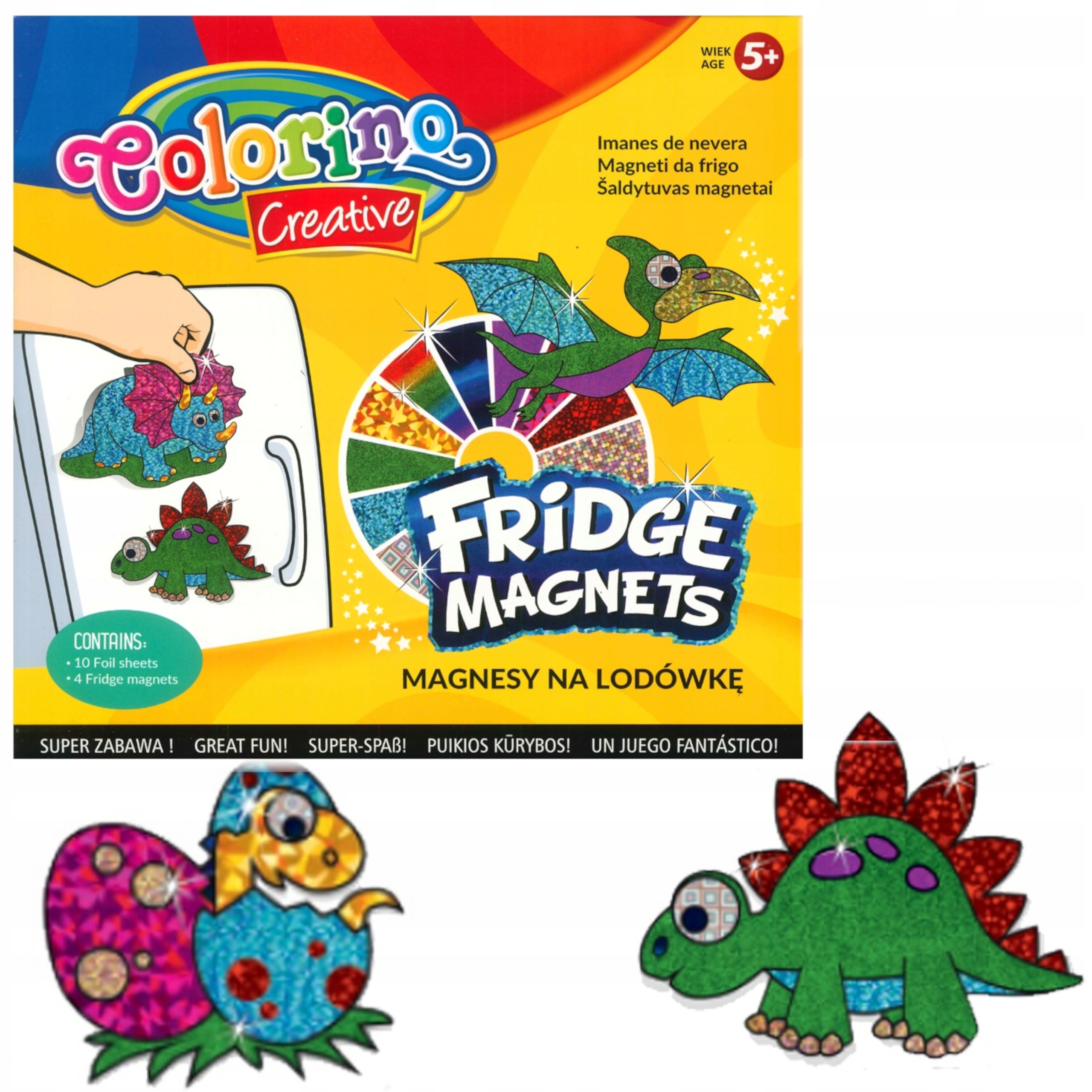 

Magnesy Na Lodówkę Colorino Dinozaur 4