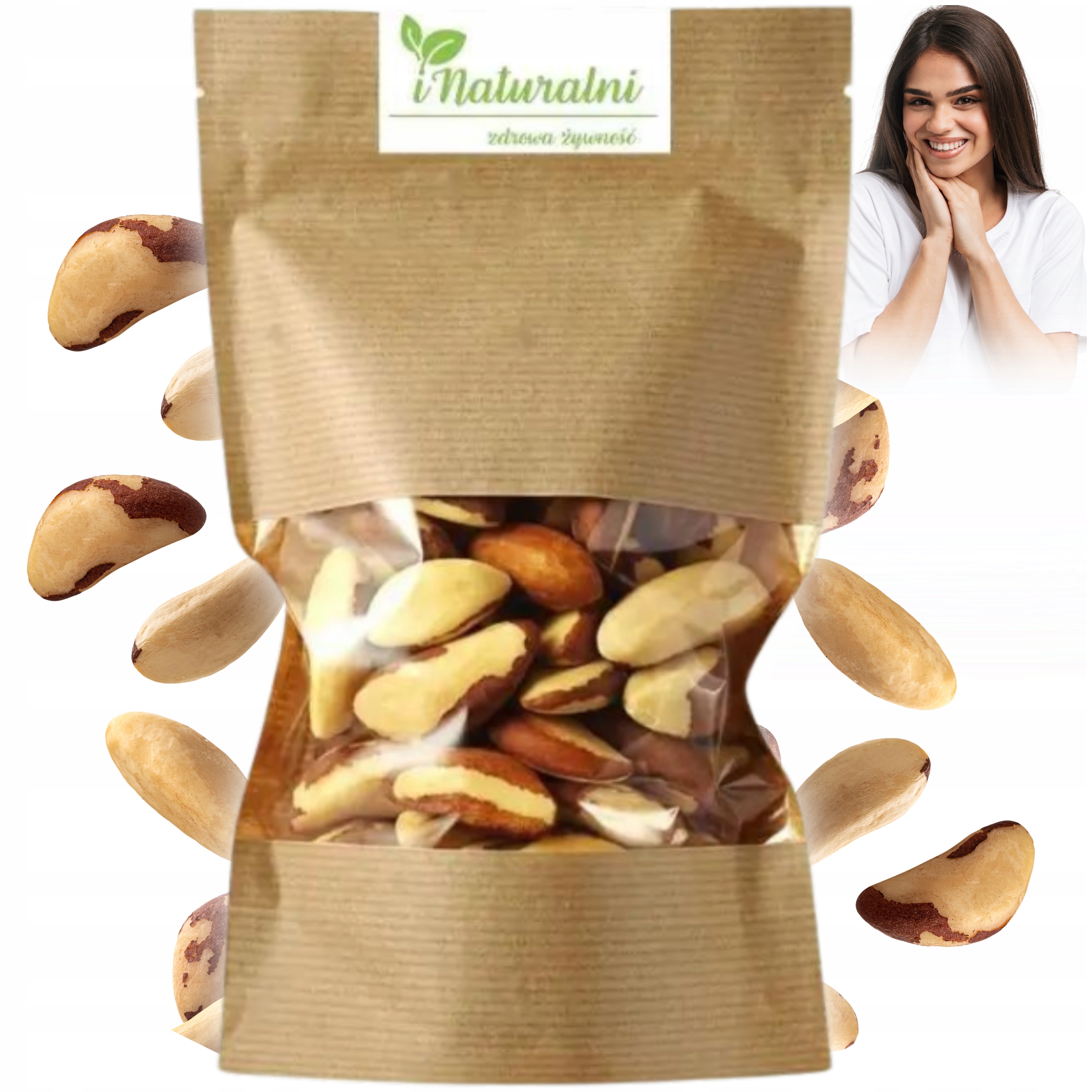 Levně Brazilské ořechy 1 kg Brazilský ořech celé bez Gmo Přírodní Čerstvé