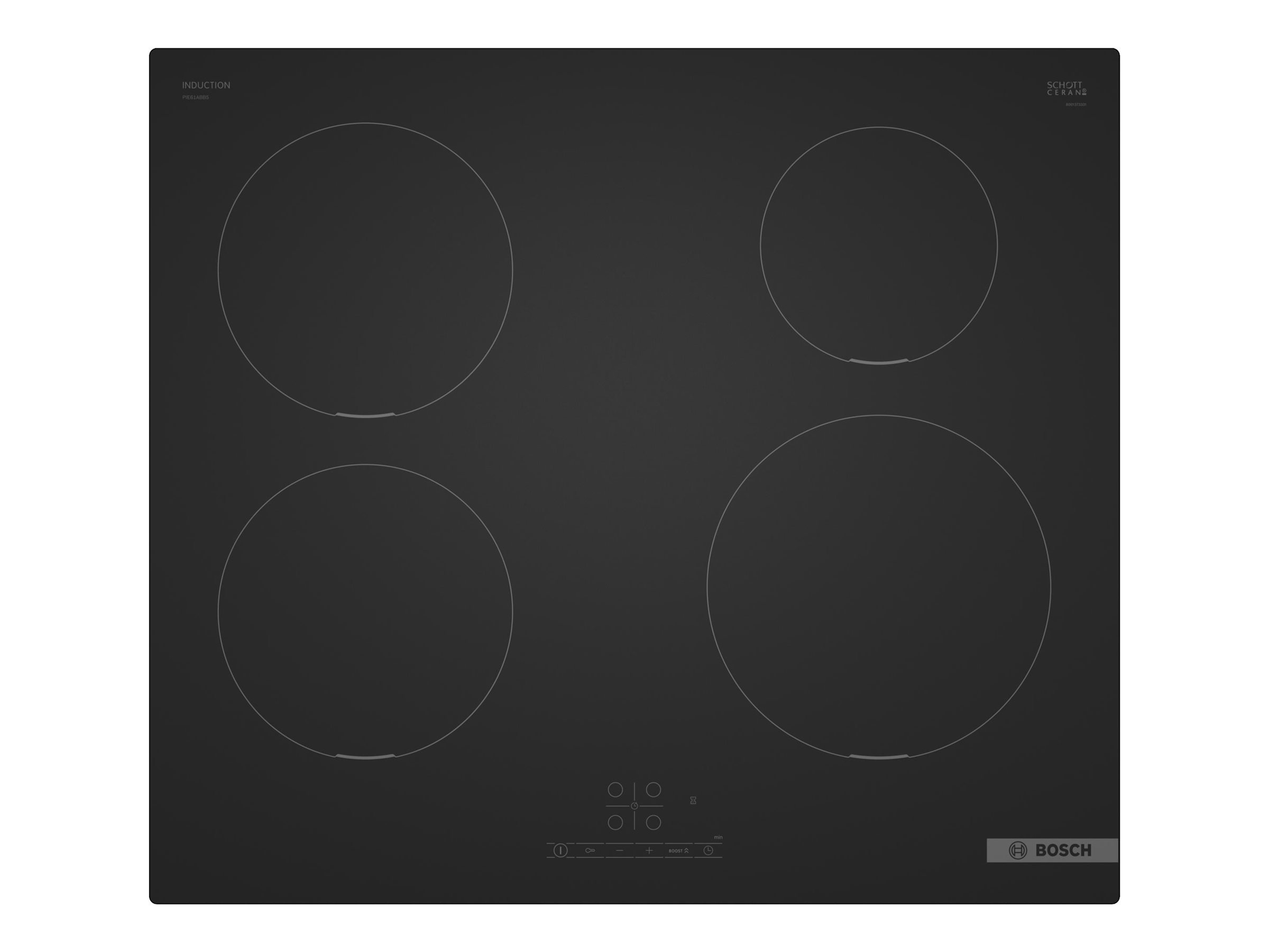 Bosch Płyta indukcyjna 60 cm 4 pola TouchSelect PowerBoost czarna