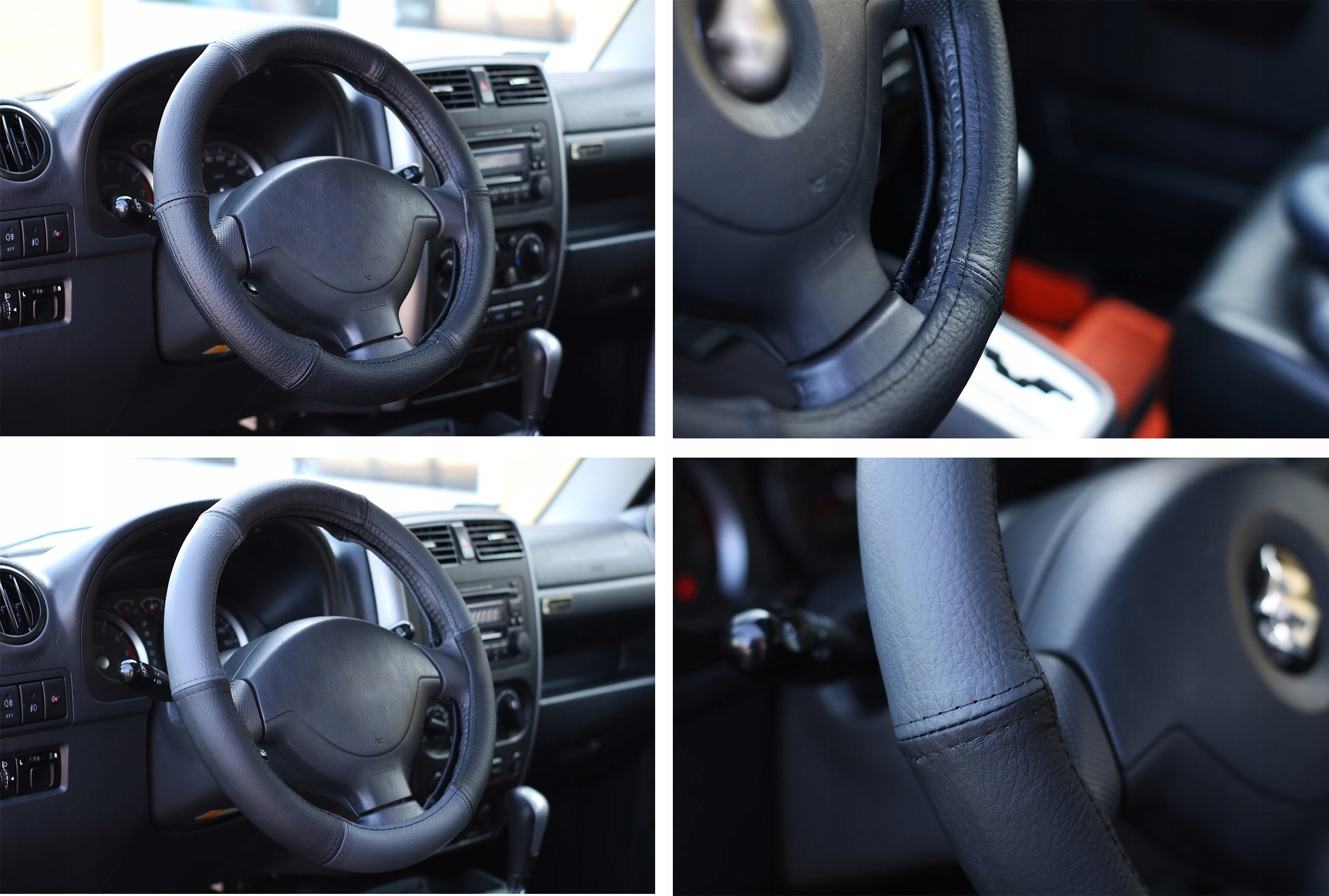 SKÓRZANY POKROWIEC NAKŁADKA NA KIEROWNICĘ SKÓRA EAN (GTIN) 5902453938853