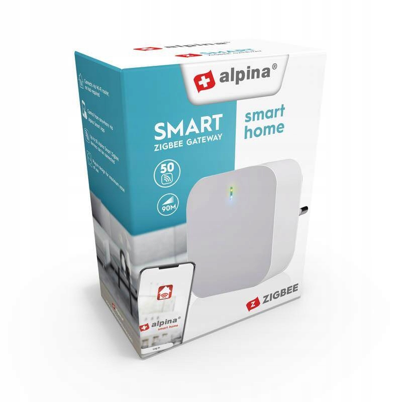 Brána Hub Zigbee Alpina Smart pro připojení zařízení
