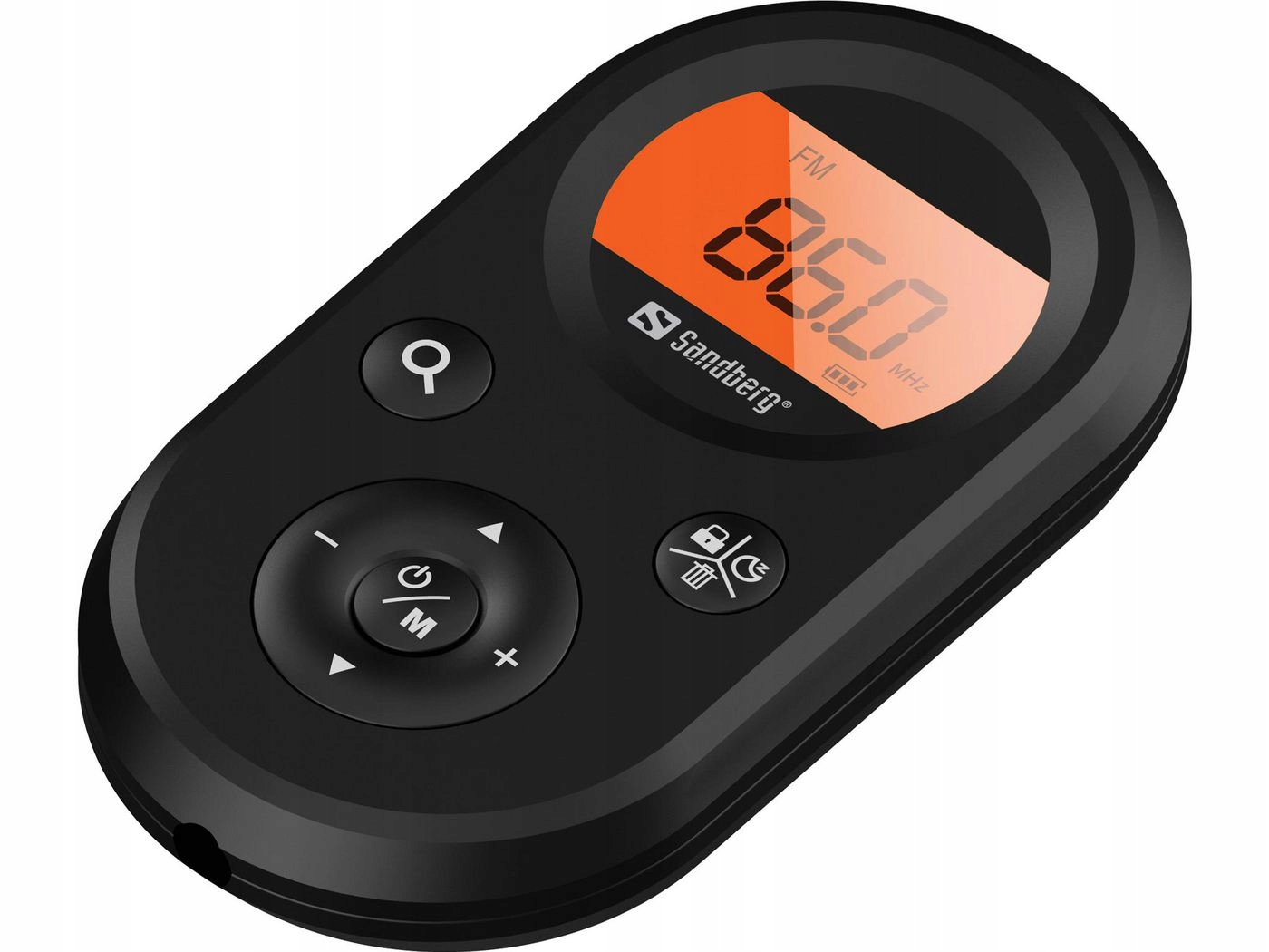 Sandberg Kapesní Rádio Fm+am Dobíjecí
