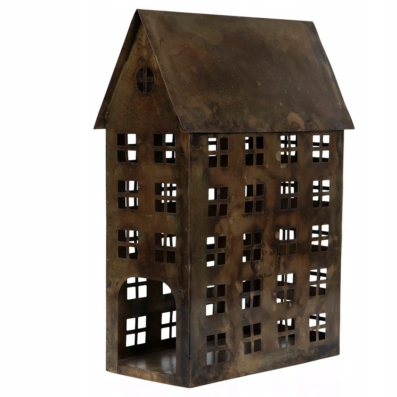 Lampion Vánoční Domek Loft Staré Zlato Velký Jako Dárek K Vánocům