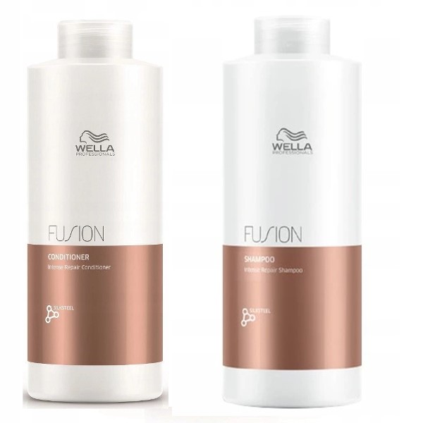 WELLA FUSION SZAMPON+ODŻYWKA Z JEDWABIEM 2x1000ML