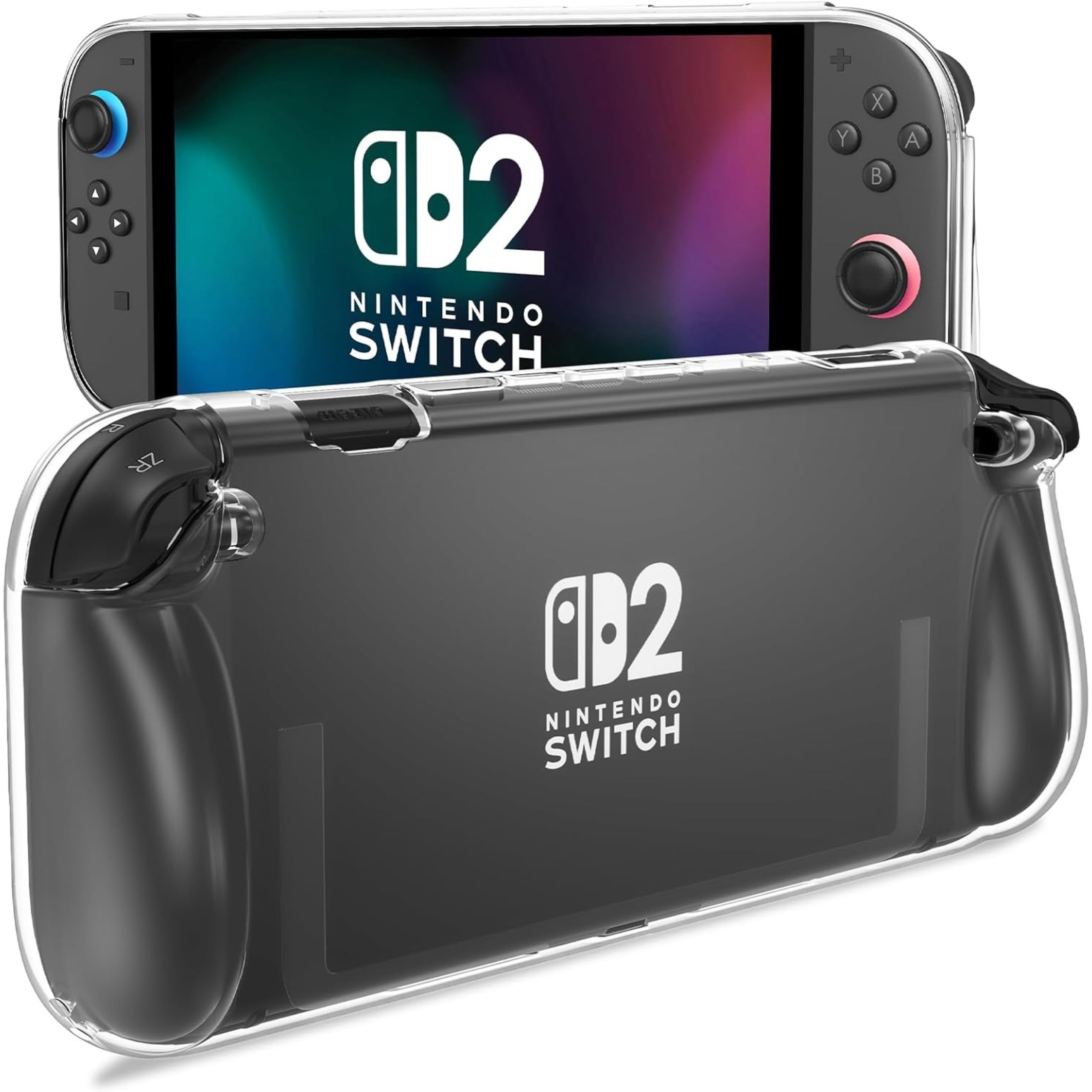 Etui Nintendo Switch 2 2025 TPU ProCase Przezroczysty Ochronny Grip