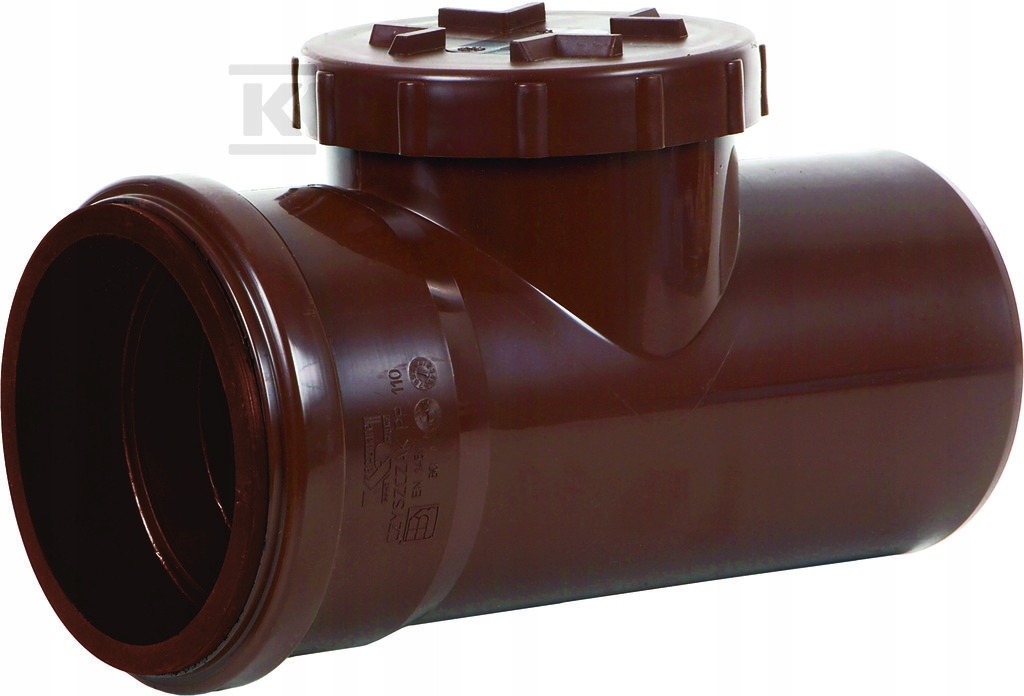 REWIZJA RYNNY 75 mm Z SITKIEM DO RYNIEN BRĄZ Rynny Kaczmarek Karolina