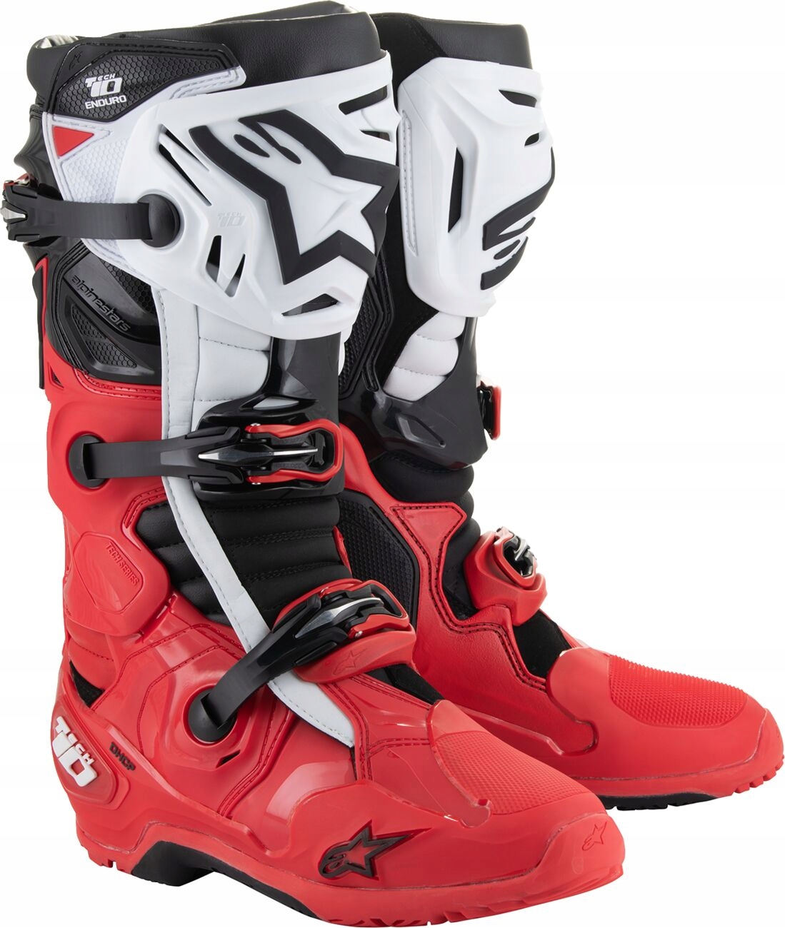 Topánky Na Cross Alpinestars Tech 10 Enduro Rd/bk/wh 42 2010025-3016-8