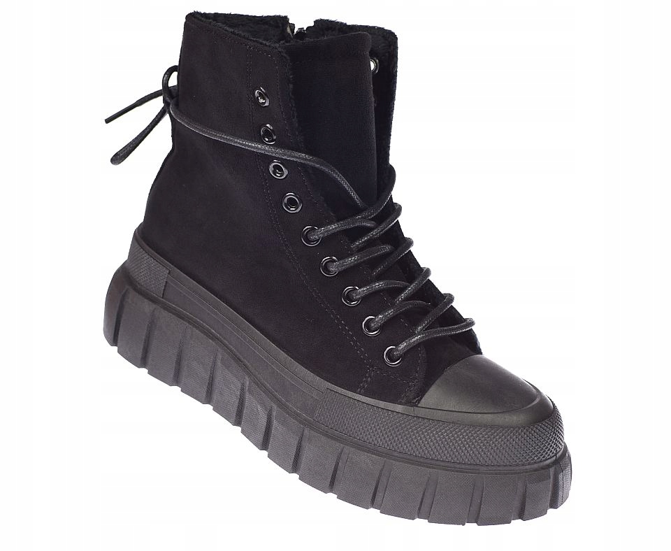 Boty workery, silné podrážky, vysoká podrážka, vel.