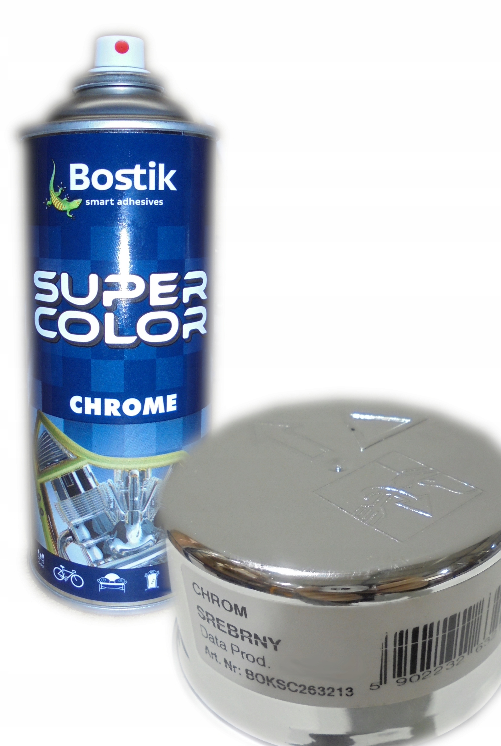 

Farba w sprayu Bostik Chrome Srebrna 400 ml
