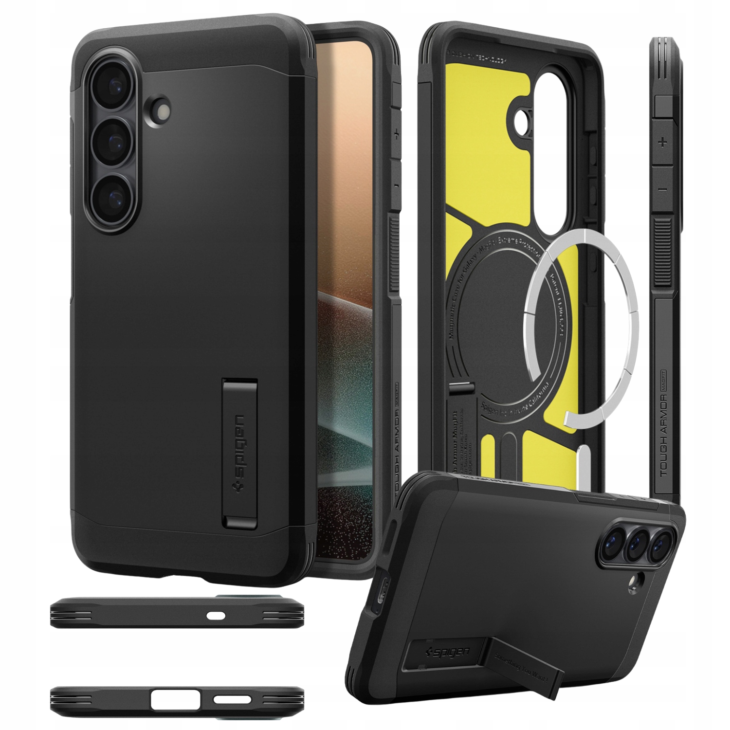 Pouzdro Spigen Tough Armor Mag MagSafe pro Samsung Galaxy S26+, černé