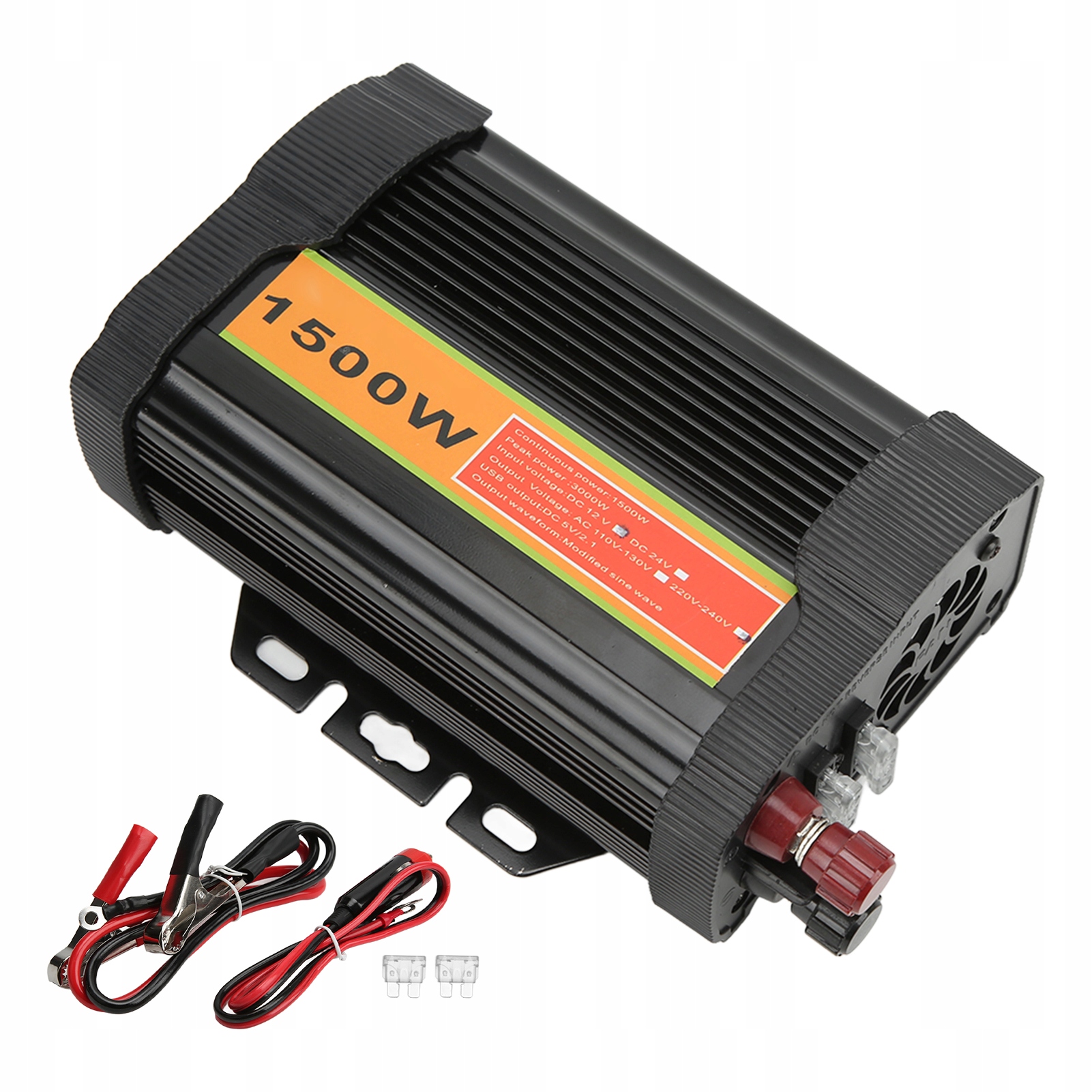 Prądnica Inwerter 1500/3000W 12V 220V SINUS PRĄD Waga produktu z opakowaniem jednostkowym 0.5 kg