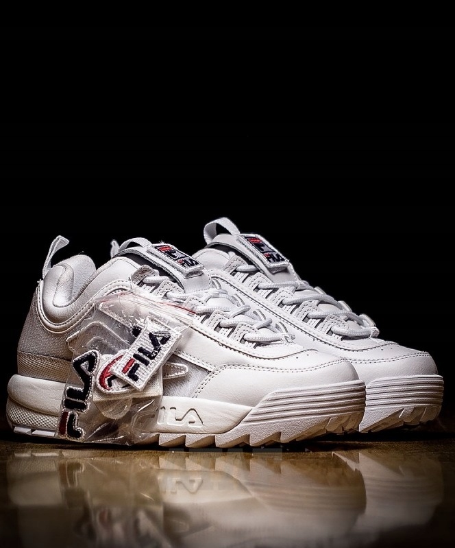 37 BUTY DAMSKIE FILA WMN DISRUPTOR II BIAŁE Oryginalne opakowanie producenta pudełko