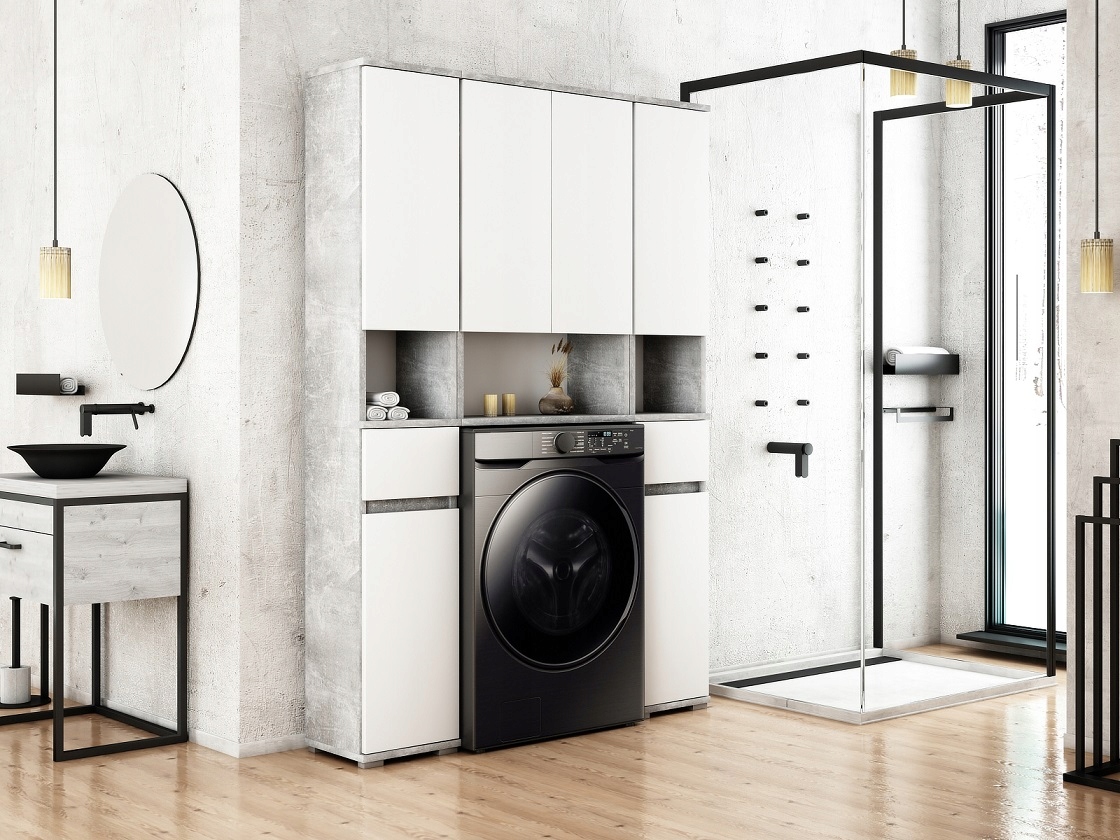 097-011 Szafka Łazienkowa 32/100 - BIAŁY Kolor frontów biały