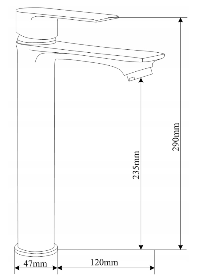MEXEN ROYO BATERIA UMYWALKOWA WYSOKA CHROM 7221000 Kod producenta 72210-00