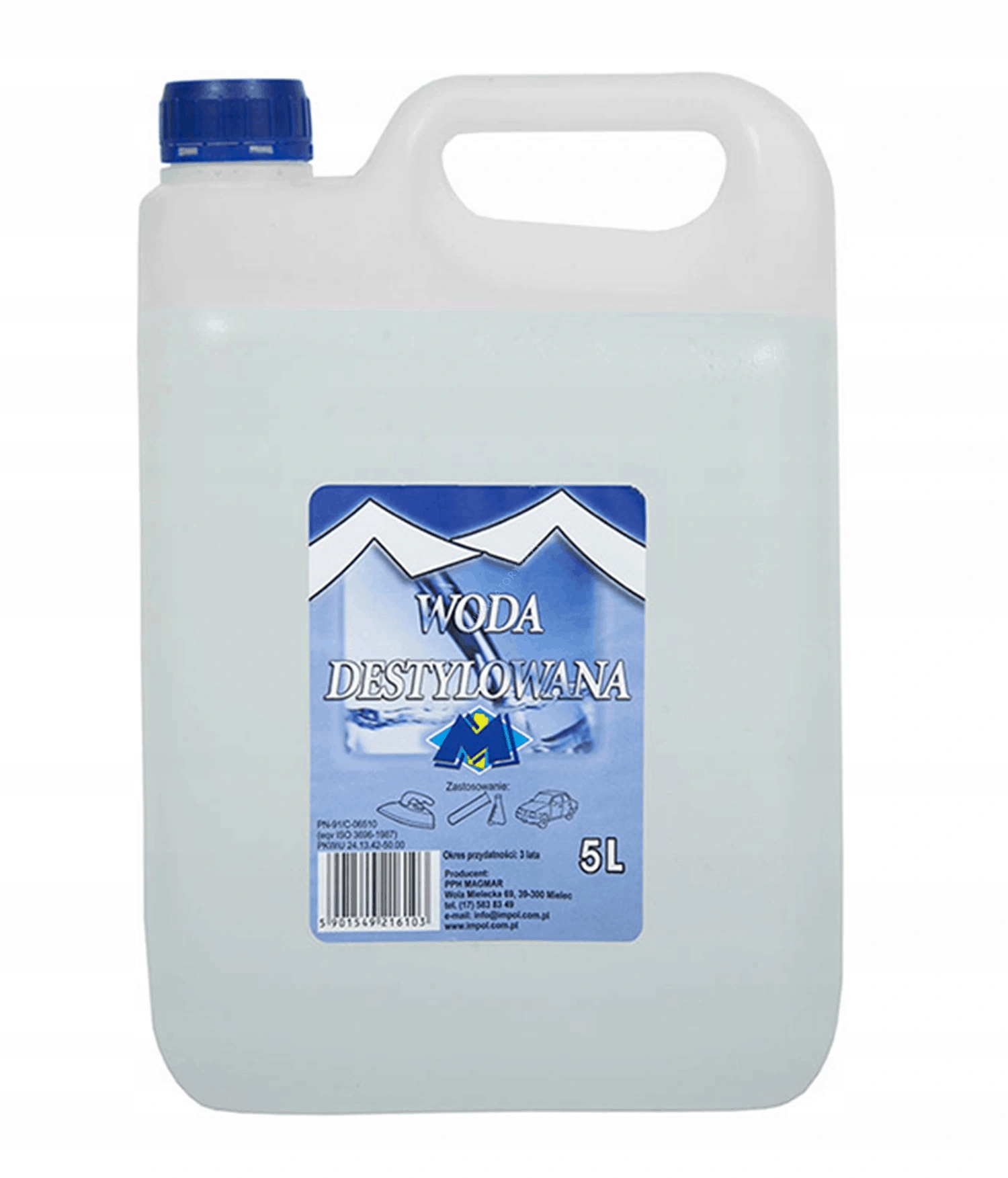 

Woda Demineralizowana Destylowana 5L